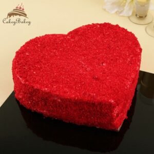 Heart shape Red Velvet Cake
