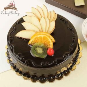 Chocolate Truffle Fruit Cake