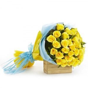 Elegent 30 Yellow Roses Boquet