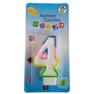 4 Number Candle