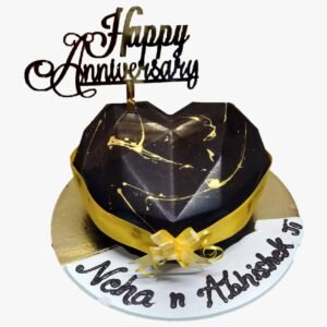 Black Forest Full Heart Pinata Cake