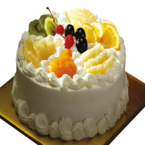 Creamy Fresh Fruit Cake