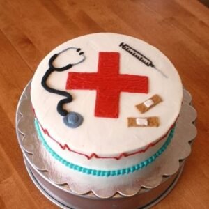 Doctors Day White Forest Cake