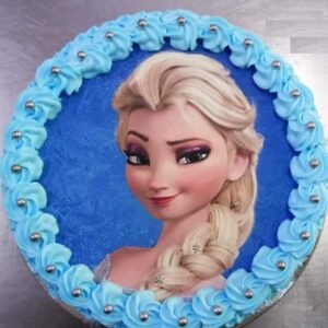 Blue Berry Photo Print Cake