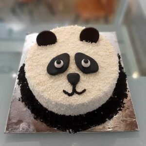 Kaju Malai Panda Cake