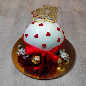 Ferrero Rochers Full Round Pinata Cake